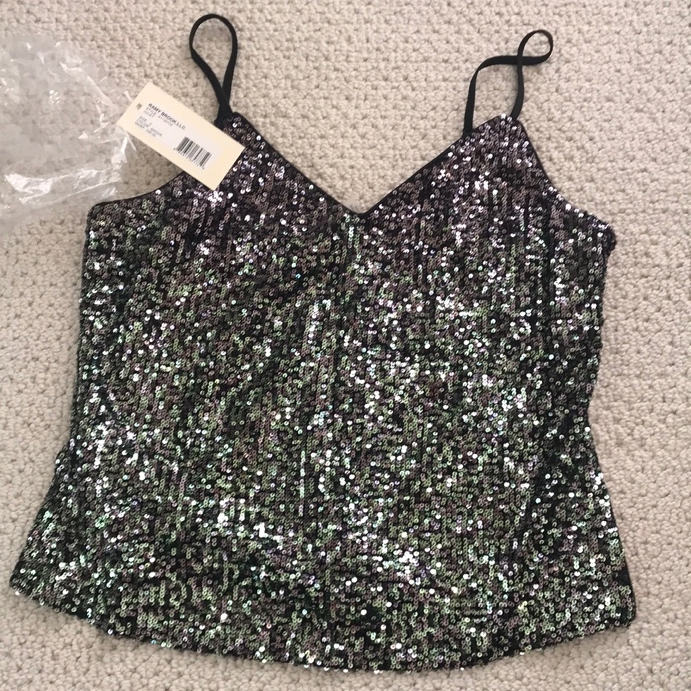 Rami Brook sequin cami Juliet